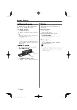 Preview for 10 page of Kenwood KDC-MP333V Instruction Manual