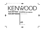 Kenwood KDC-MP4023 Instruction Manual preview