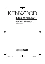 Kenwood KDC-MP4026V Instruction Manual предпросмотр