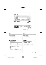 Предварительный просмотр 9 страницы Kenwood KDC-MP4026V Instruction Manual