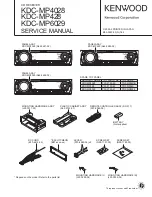 Kenwood KDC-MP4028 Service Manual preview