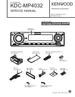 Preview for 1 page of Kenwood KDC-MP4032 Service Manual