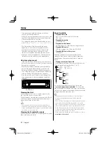 Preview for 4 page of Kenwood KDC-MP4036U Instruction Manual