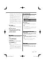 Preview for 15 page of Kenwood KDC-MP4036U Instruction Manual