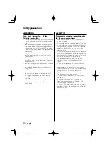 Предварительный просмотр 4 страницы Kenwood KDC-MP425 Instruction Manual