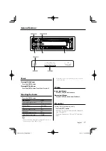 Preview for 7 page of Kenwood KDC-MP435U Instruction Manual