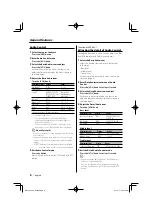 Preview for 8 page of Kenwood KDC-MP435U Instruction Manual