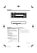 Preview for 21 page of Kenwood KDC-MP435U Instruction Manual