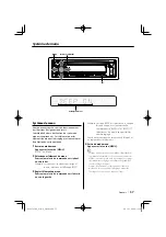 Preview for 57 page of Kenwood KDC-MP435U Instruction Manual