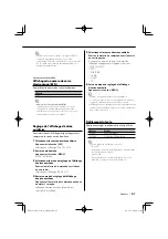 Preview for 61 page of Kenwood KDC-MP435U Instruction Manual