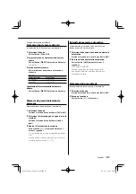 Preview for 85 page of Kenwood KDC-MP435U Instruction Manual