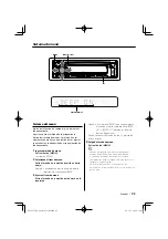 Preview for 93 page of Kenwood KDC-MP435U Instruction Manual