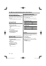 Preview for 16 page of Kenwood KDC-MP436U Instruction Manual