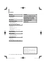 Preview for 2 page of Kenwood KDC-MP443U Instruction Manual