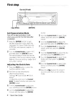 Предварительный просмотр 4 страницы Kenwood KDC-MP445U Quick Start Manual