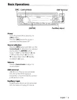 Предварительный просмотр 5 страницы Kenwood KDC-MP445U Quick Start Manual