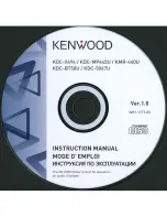 Предварительный просмотр 62 страницы Kenwood KDC-MP445U Quick Start Manual