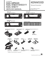 Kenwood KDC-MP5029 Service Manual preview