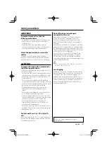 Preview for 3 page of Kenwood KDC-MP5033 Instruction Manual