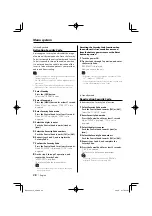 Предварительный просмотр 28 страницы Kenwood KDC-MP532U Instruction Manual