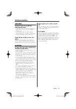 Preview for 3 page of Kenwood KDC-MP533V Instruction Manual