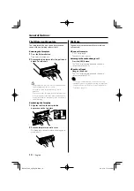 Preview for 10 page of Kenwood KDC-MP533V Instruction Manual