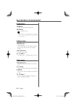 Preview for 20 page of Kenwood KDC-MP533V Instruction Manual