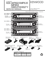 Kenwood KDC-MP6025 Service Manual preview