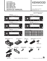 Kenwood KDC-MP628 Service Manual preview