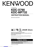 Kenwood KDC-MP732 Instruction Manual preview