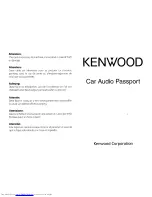 Предварительный просмотр 67 страницы Kenwood KDC-MP732 Instruction Manual