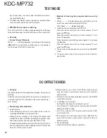 Предварительный просмотр 20 страницы Kenwood KDC-MP732 Service Manual