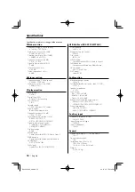 Preview for 50 page of Kenwood KDC-MP735U Instruction Manual