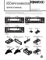 Preview for 1 page of Kenwood KDC-MP819 Service Manual