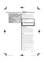 Preview for 3 page of Kenwood KDC-MP825 Instruction Manual