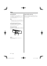 Preview for 6 page of Kenwood KDC-MP825 Instruction Manual