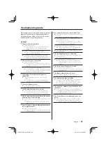 Preview for 43 page of Kenwood KDC-MP825 Instruction Manual