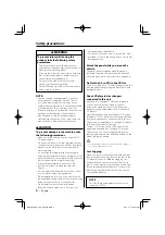 Preview for 4 page of Kenwood KDC-MP832U Instruction Manual