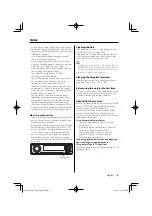 Preview for 5 page of Kenwood KDC-MP832U Instruction Manual