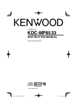 Kenwood KDC-MP8533 Instruction Manual preview