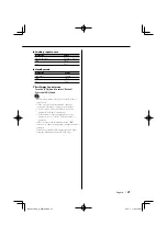 Preview for 21 page of Kenwood KDC-MP928 Instruction Manual