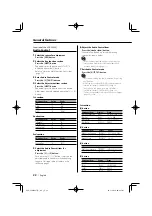 Предварительный просмотр 22 страницы Kenwood KDC-PSW9527 Instruction Manual