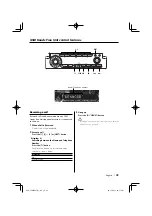 Предварительный просмотр 43 страницы Kenwood KDC-PSW9527 Instruction Manual