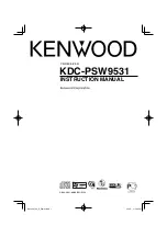 Kenwood KDC-PSW9531 Instruction Manual preview