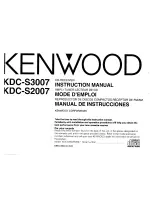 Предварительный просмотр 1 страницы Kenwood KDC-S2007 Instruction Manual