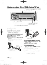 Preview for 10 page of Kenwood KDC-U553BT Instruction Manual