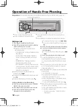 Preview for 16 page of Kenwood KDC-U553BT Instruction Manual