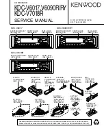 Kenwood KDC-V6017 Service Manual предпросмотр