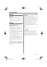 Предварительный просмотр 3 страницы Kenwood KDC-W237 Instruction Manual