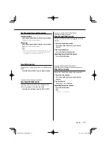 Предварительный просмотр 17 страницы Kenwood KDC-W237 Instruction Manual